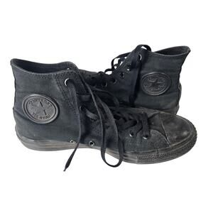 Converse Chuck Taylor All Star Womens 8.5 Black Canvas High Top Sneaker Lace Up